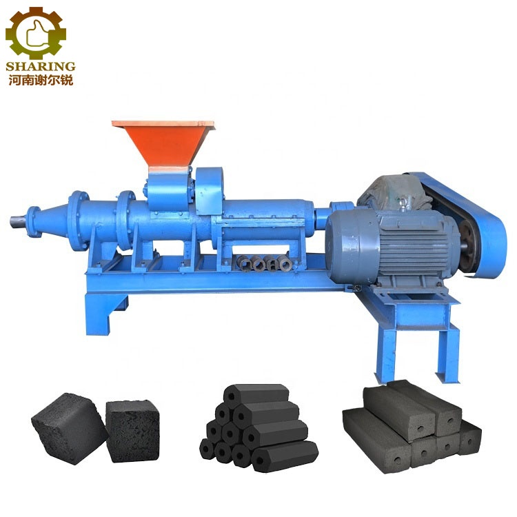 coal charcoal briquettes extruder machine