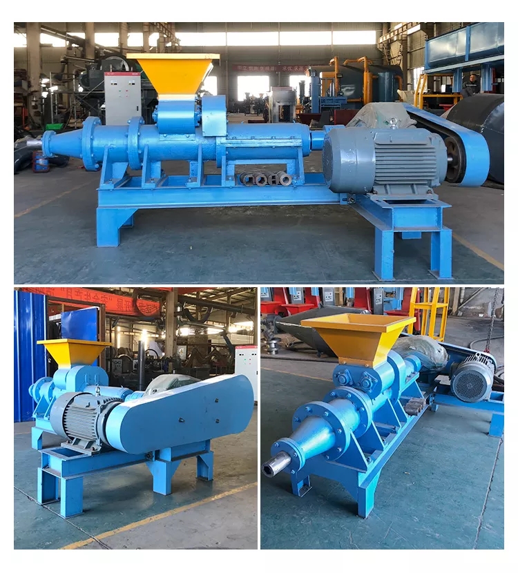 coal charcoal briquettes extruder machine